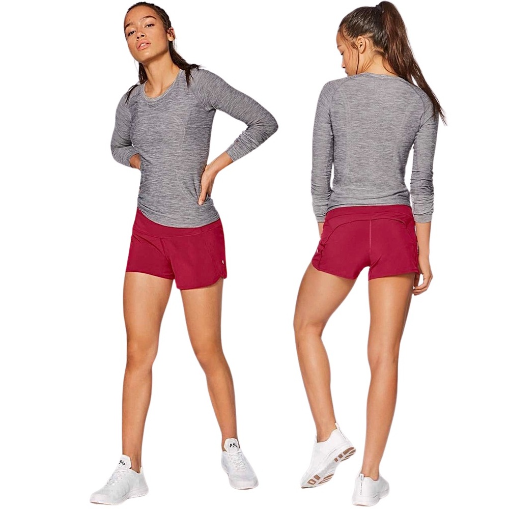 LULULEMON Run Times Short I|*4"‎ Scarlet